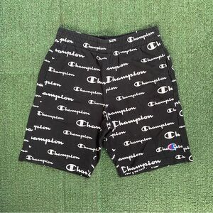 Champion Kids Black Logo shorts